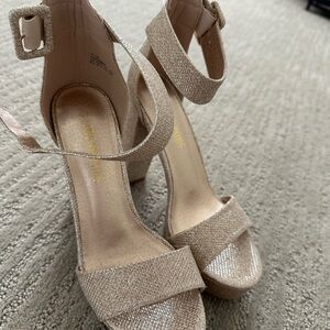 Gold heels